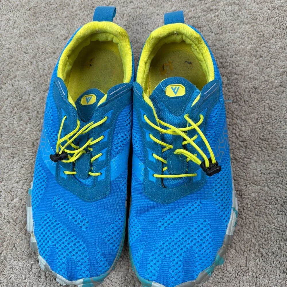 Whitin Barefoot Shoes Mens 11 Blue Water Excursion Hiking Trailrunner Wide Toe - Picture 3 of 8